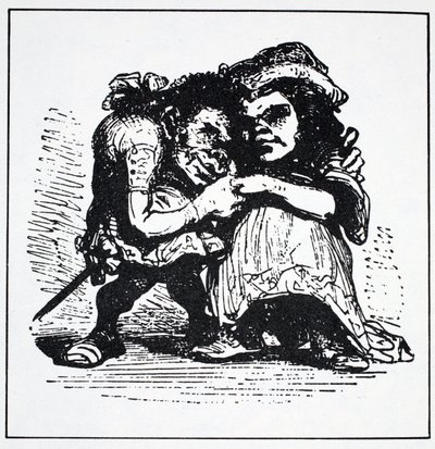 Elfos Escandinavos, de La Guía Mundial de Gnomos, Hadas, Elfos y Otros Seres Pequeños por Thomas Keightley (1789-1872) Publicado 1880 (grabado en blanco y negro) de American School