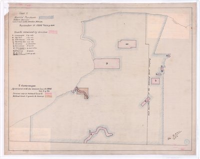 Tierras de Séneca en 1802 (impresión) de American School
