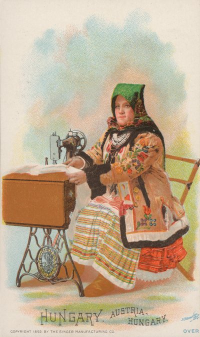 Máquina de coser, Hungría, Austria-Hungría de American School