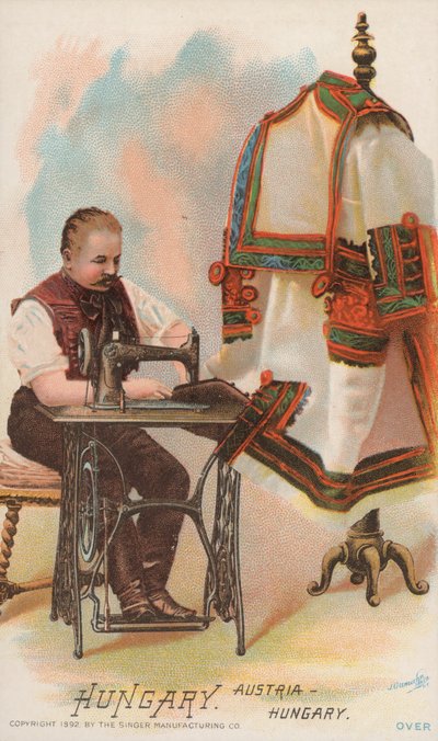 Máquina de coser, Hungría, Austria-Hungría de American School