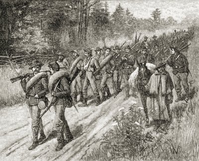 El Ejército de Sherman en la marcha hacia el mar en 1865, de 