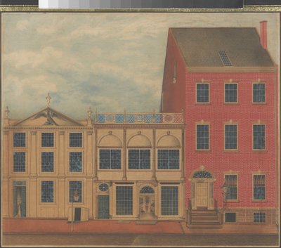Tienda y almacén de Duncan Phyfe en Fulton Street en la ciudad de Nueva York de American School