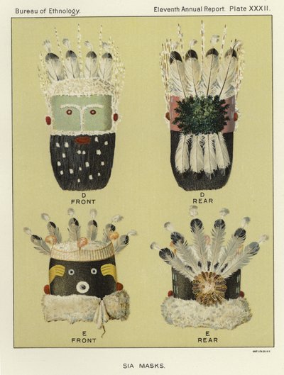 Máscaras de Sia de American School