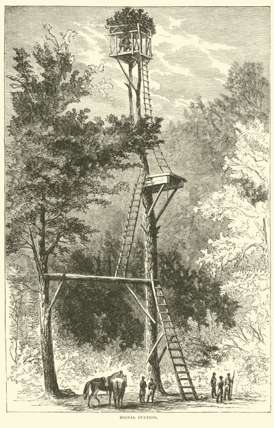 Estación de señales, julio 1864 de American School