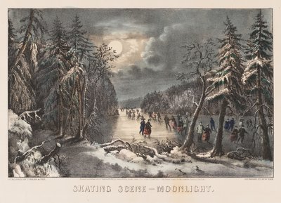 Escena de patinaje - Luz de luna de American School