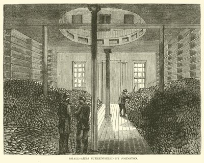 Armas pequeñas rendidas por Johnston, abril 1865 de American School