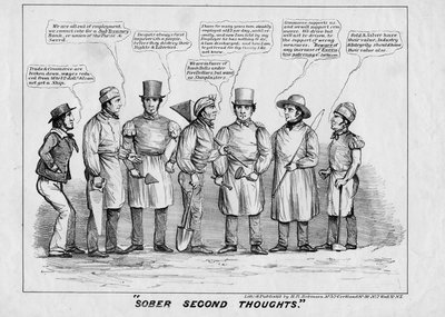 Segundas reflexiones sobrias, publicado por H R Robinson, Nueva York, 1839 de American School