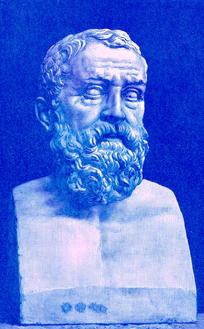 Solón, ilustración de History of Greece de Victor Duruy, publicado en 1890 de American School