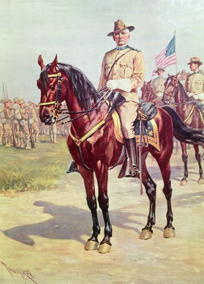 Soldado español en la Guerra Americana de American School