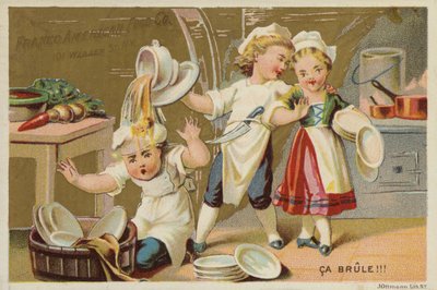 Derramando Sopa sobre el Ayudante de Cocina de American School
