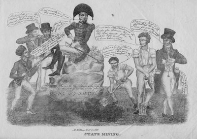 Minería estatal, c.1828 de American School