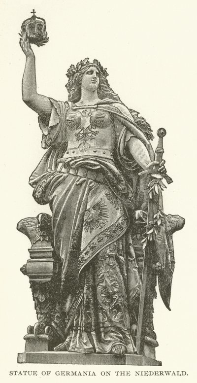 Estatua de Germania en el Niederwald de American School