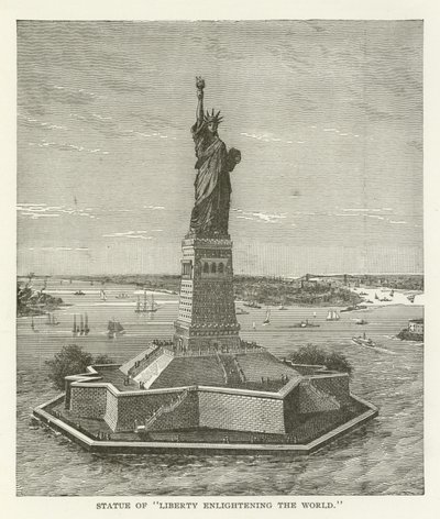 Estatua de la Libertad Iluminando el Mundo de American School