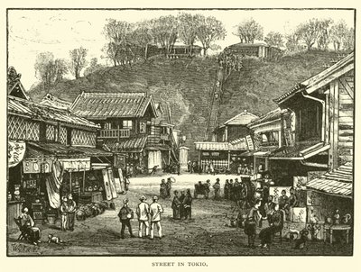 Calle en Tokio de American School