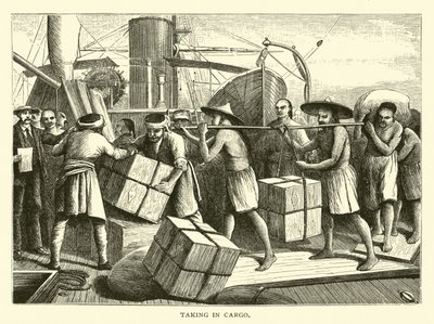 Cargando mercancía de American School