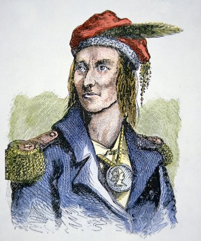 Tecumseh (1768-1813) de American School
