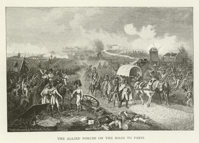 Las fuerzas aliadas en camino a París de American School