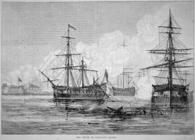El ataque a la Isla de Sullivan, 28 de junio de 1776 de American School