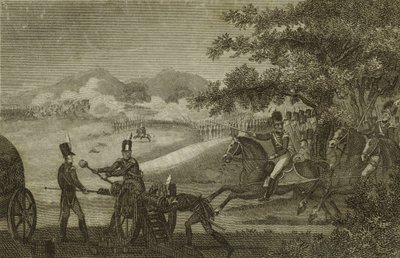 La Batalla de Guilford, 1780-90 de American School