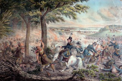 La Batalla del Támesis en 1813 de American School