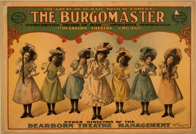 El Burgomaestre, c.1899 (litografía en color) de American School