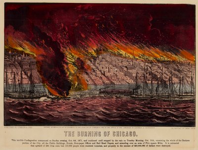 El incendio de Chicago, 1871 de American School