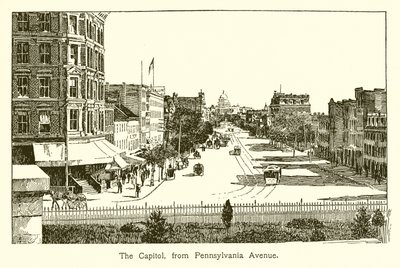 El Capitolio, desde la Avenida Pensilvania de American School