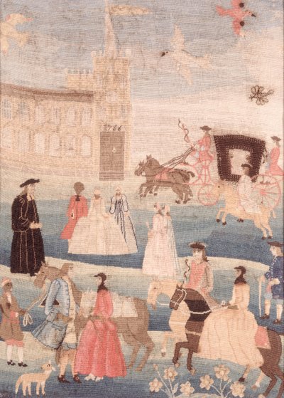 El tapiz de la boda Chandler, c.1756 de American School