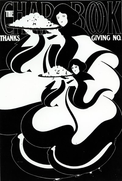 Portada de Charbook Thanksgiving, circa 1890 de American School