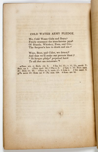 La Promesa del Ejército de Agua Fría, 1842 de American School