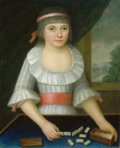 La Chica del Dominó, c.1790 de American School
