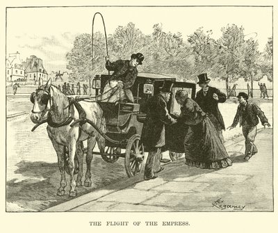 La huida de la emperatriz de American School