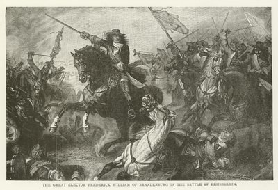 El Gran Elector Federico Guillermo de Brandeburgo en la batalla de Fehrbellin de American School