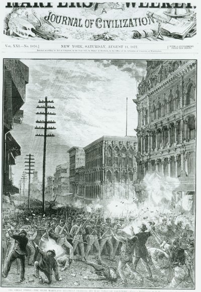 La gran huelga: El sexto regimiento de Maryland luchando a través de Baltimore, de 