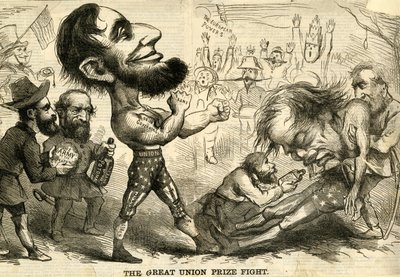 La Gran Pelea por el Premio de la Unión, 1861 de American School