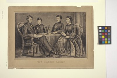 La familia Lincoln (litografía) de American School