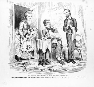 El monitor en peligro, o, todo está bien si termina bien, c.1862 de American School