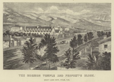 El Templo Mormón y el Bloque de los Profetas de American School