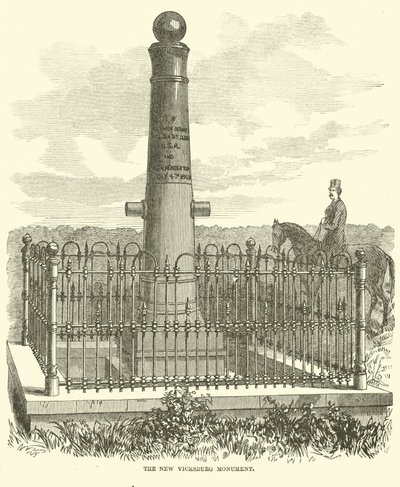 El nuevo monumento de Vicksburg, julio 1863 de American School