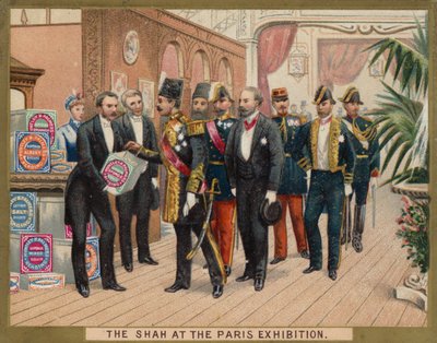 El Shah en la Exposición de París de American School