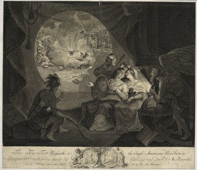 La tempestad del impuesto del té, o la Revolución Angloamericana de American School