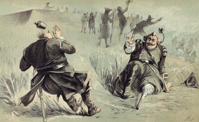 El combate terrible entre el General Risingh y Peter Stuyvesant antes de Fort Christina de American School