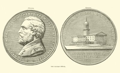 La Medalla Thomas, octubre de 1863 de American School