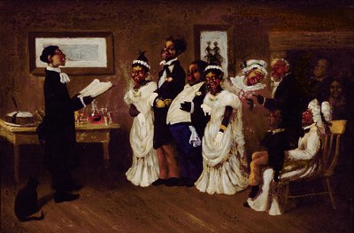 La boda, c.1850 de American School