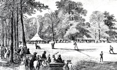 La primera convención de clubes de béisbol, Nueva York, 1857 de American School