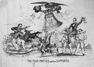 Los cuatro partidos y sus apoyos de American School