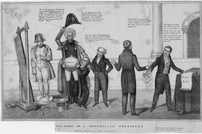 El modelo de un presidente republicano, c.1832 de American School