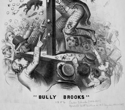 El hombre adecuado en el lugar adecuado Bully Brooks (detalle) de American School