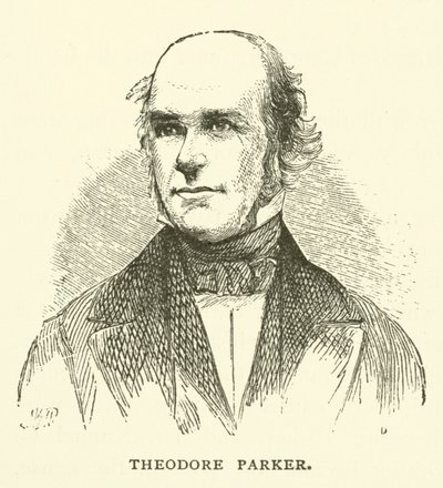 Theodore Parker, ministro unitario estadounidense, trascendentalista y abolicionista de American School