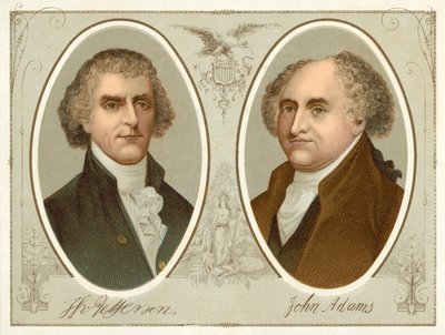 Thomas Jefferson, John Adams de American School